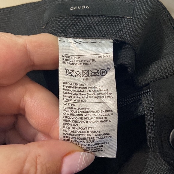 NEW banana republic SZ 4 black vegan suede devon leggings - Picture 6 of 7